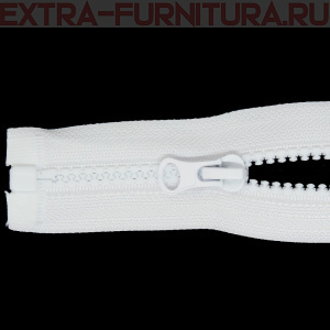 Молния Трактор Т5 1 замок 50см, цв.101 белый LOGO