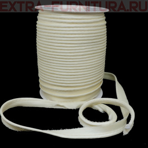 Кант атласный 12 мм, 72 ярда, цв. 004 бежевый ЕВРО