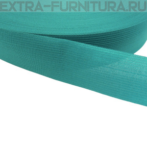 Лента окантовочная 32 мм цв.бирюза 25, уп.100м (пл.4,0+/-0,2 гр/м)