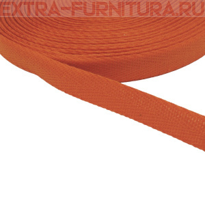 Лента киперная х/б 13 мм, цв.23 оранжевый, уп.50м (пл.2,8 г/м)