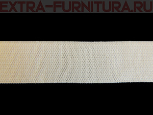 Резинка вязаная, 35мм (+/-2мм), цв.белый (уп.-50м*10 уп) Б