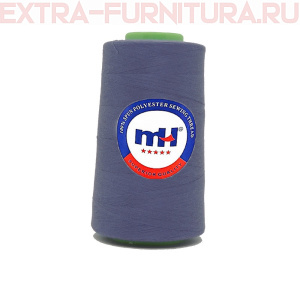 Нитки МН 40/2 п/э  5000 ярдов №188 синий *