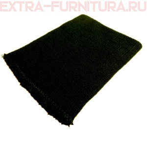 Манжет трикотажный 100% акрил высокообъемный с латексом черный, дл.10,5см (уп.125пар*4уп)