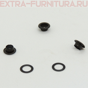 Люверсы 5 мм, (8,4*4 mm, h=3,7 mm.), оксид (уп.1000шт) М