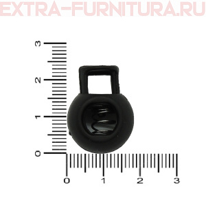 Фиксатор № 2 шар, цв.черный, арт.А-248, уп.500шт *