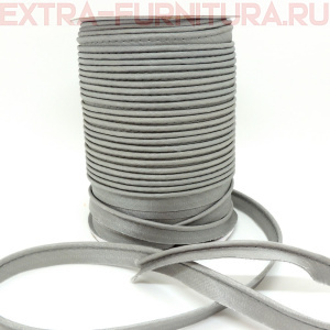 Кант атласный 12 мм, 72 ярда, цв. 071 серый ЕВРО