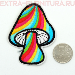 Термоаппликация Мухомор радужный