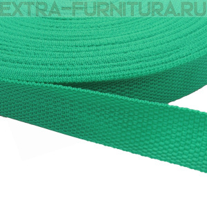 Стропа шир.25мм, цв.305 изумруд, уп.50м, пл. 9,8 гр/м