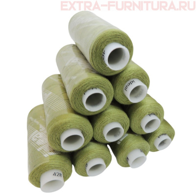Нитки IDEAL бытовые 40/2 366м, цв.428 св.зеленый (уп.10шт)