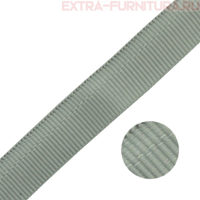 Тесьма брючная арт.1с-79 шир. 15мм, цв.серый, уп.25м