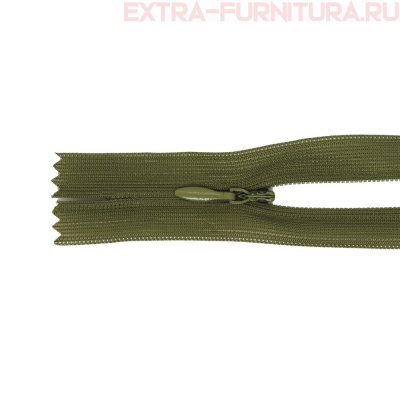 Молния потайная  № 3, 20 см, цв. 264 светлый хаки п/э пл.9,3 гр/м