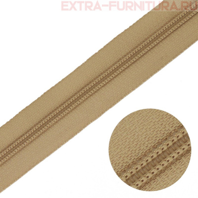 Молния рулонная спираль тип Т5, цв.294 коричневый, пл.13 гр/м