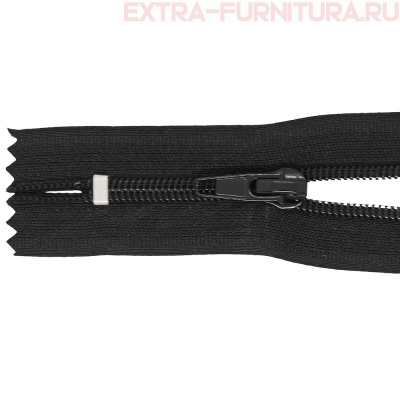 Молния Спираль неразъёмная Т5, дл.14см цв.черный, класс А 