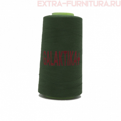 Нитки GALAKTIKA  40/2 п/э  4000 ярдов, цв.221 зеленый темный