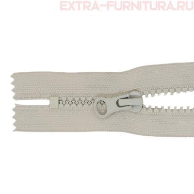 Молния Трактор Т5 1 замок 40см, цв.310 серый светлый, LOGO