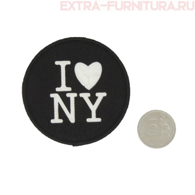 Нашивка I NY 7см