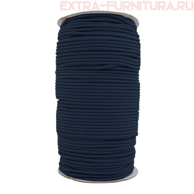 Резинка шляпная 2,5мм цв.330 темно-синий (уп.100м)