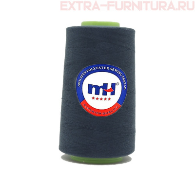 Нитки МН 40/2 п/э  5000 ярдов №350 серо-синий