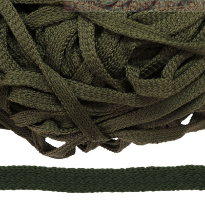 Шнур 34Ф плоский шир.7мм, цв.хаки 96, уп.200м