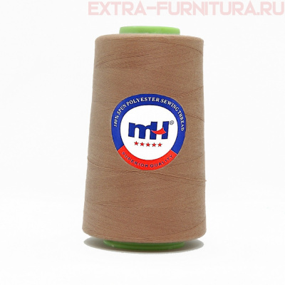 Нитки МН 40/2 п/э  5000 ярдов №465 св. коричневый