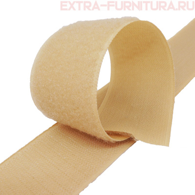 Лента контакт 50мм цв.бежевый светлый 062 (25м)