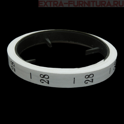 Размерник р-р 28, цв. белый, рул. 300 шт.